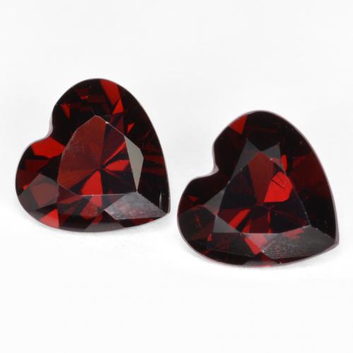 0.8ct Heart Facet Red Pyrope Garnet for sale thumb image of 0.8ct Heart Facet Red Pyrope Garnet (ID: 457015)