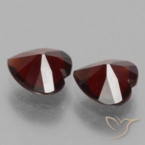 Pyrope Garnet Gemstones in 6 x 6 mm (calibrated) Size for Sale, Pyrope Garnet Stones in Blackish Red Color