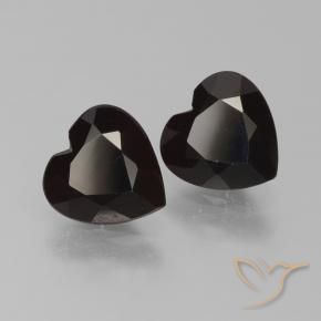 1.73 ctw Red Pyrope Garnet Stones, Natural Pyrope Garnet in Heart Facet Shape for Sale