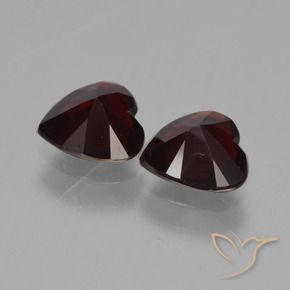 Pyrope Garnet Gemstones in 6 x 6 mm (calibrated) Size for Sale, Pyrope Garnet Stones in Dark Red Color
