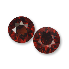 Deep Blood Red Pyrope Garnet Gem - 1ct Round Facet (ID: 457583)