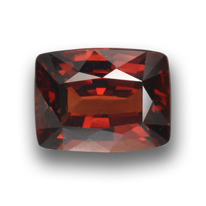 3.22 ct Red Pyrope Garnet Gemstone, Pyrope Garnet Gem in Cushion-Cut Shape for Sale.