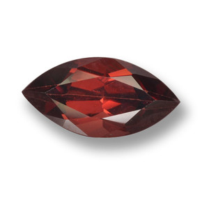 2.35 ct Red Pyrope Garnet Gemstone, Pyrope Garnet Gem in Marquise Facet Shape for Sale.
