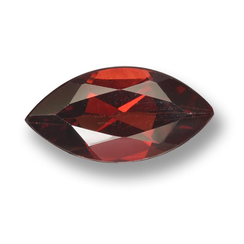 Blood Red Гранат Пироп Камень - 2ct Фасетная Маркиза (ID: 461829)