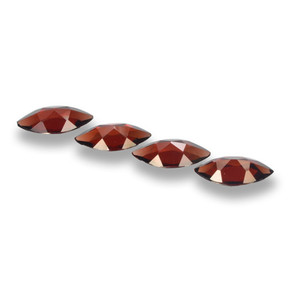 Pyrope Garnet Gemstones in 12 x 6 mm (calibrated) Size for Sale, Pyrope Garnet Stones in Deep Red Color