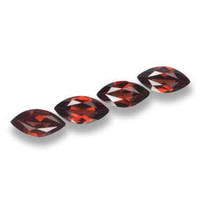 7.21 ctw Red Pyrope Garnet Stones, Natural Pyrope Garnet in Marquise Facet Shape for Sale