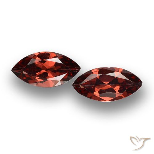 3.92 ct Marquise Cut Pyrope Garnet, 12 x 6.2 mm From Mozambique, Photo A