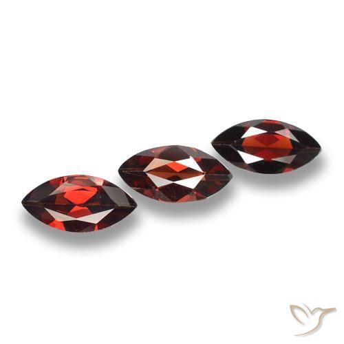 5.23 ctw Red Pyrope Garnet Stones, Natural Pyrope Garnet in Marquise Facet Shape for Sale