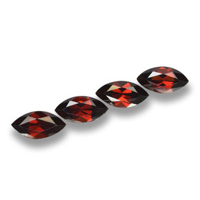 9.45 ctw Red Pyrope Garnet Stones, Natural Pyrope Garnet in Marquise Facet Shape for Sale