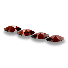Pyrope Garnet Gemstones in 12 x 6 mm (calibrated) Size for Sale, Pyrope Garnet Stones in Deep Red Color