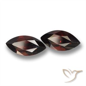 4.43 ctw Red Pyrope Garnet Stones, Natural Pyrope Garnet in Marquise Facet Shape for Sale