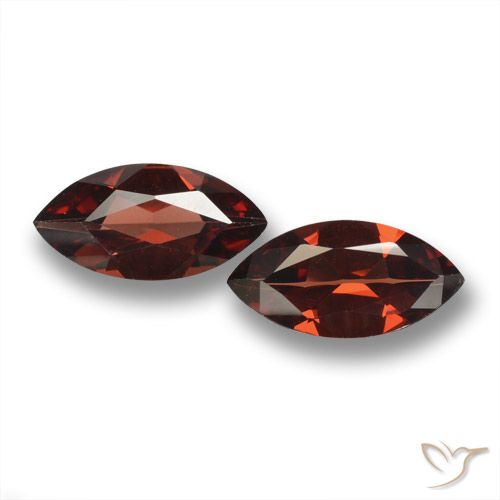 3.54 ct Marquise Cut Pyrope Garnet, 12 x 6.1 mm From Mozambique, Photo A