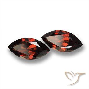 4.31 ctw Red Pyrope Garnet Stones, Natural Pyrope Garnet in Marquise Facet Shape for Sale
