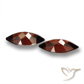 Pyrope Garnet Gemstones in 12 x 6.1 mm Size for Sale, Pyrope Garnet Stones in Deep Blood Red Color