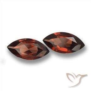3.15 ctw Red Pyrope Garnet Stones, Natural Pyrope Garnet in Marquise Facet Shape for Sale