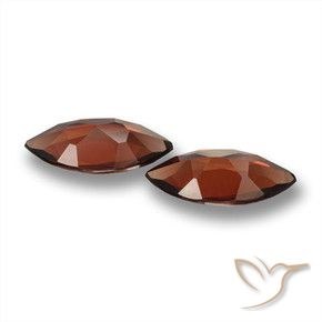 Pyrope Garnet Gemstones in 12 x 6 mm Size for Sale, Pyrope Garnet Stones in Deep Red Color