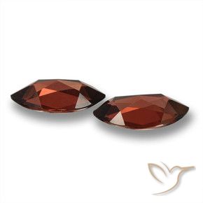 Pyrope Garnet Gemstones in 12 x 6 mm Size for Sale, Pyrope Garnet Stones in Deep Red Color