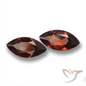 3.49 ctw Red Pyrope Garnet Stones, Natural Pyrope Garnet in Marquise Facet Shape for Sale
