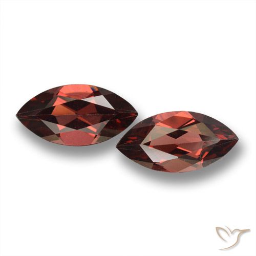 3.99 ct Marquise Cut Pyrope Garnet, 12.2 x 6.1 mm From Mozambique, Photo A