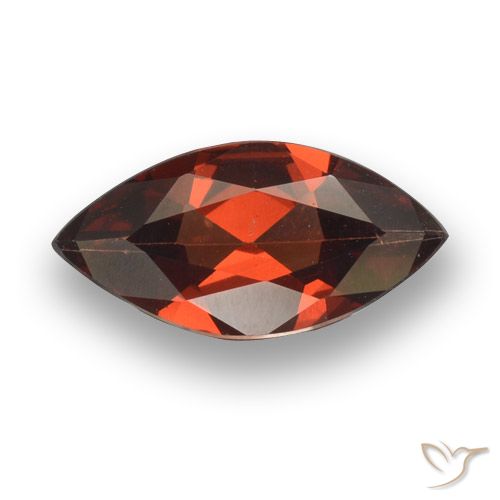 Granate Piropo Roja Forma marquesa de 11,9 x 6mm de Mozambique, peso de 1.52 ct, piedra preciosa natural No tratado en claridad vvs-vs, Granate Piropo de 1 pieza - Color: Rojo medio, dureza Mohs de 6.5 - 7.5 Adecuado para joyas de uso diario, Photo A