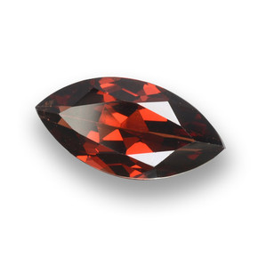 2.10 ct Red Pyrope Garnet Stone, Natural Pyrope Garnet in Marquise Facet Shape for Sale