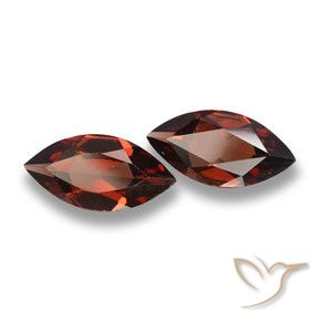 3.43 ctw Red Pyrope Garnet Stones, Natural Pyrope Garnet in Marquise Facet Shape for Sale