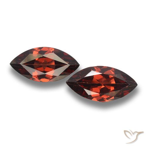 3.88 ct Marquise Cut Pyrope Garnet, 12.2 x 6.1 mm From Mozambique, Photo A