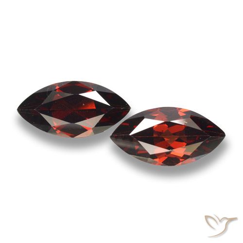 4.15 ct Marquise Cut Pyrope Garnet, 11.9 x 6.2 mm From Mozambique, Photo A