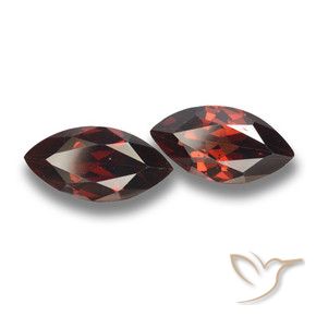 4.15 ctw Red Pyrope Garnet Stones, Natural Pyrope Garnet in Marquise Facet Shape for Sale
