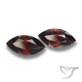 4.20 ctw Red Pyrope Garnet Stones, Natural Pyrope Garnet in Marquise Facet Shape for Sale