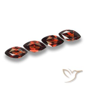 7.44 ctw Red Pyrope Garnet Stones, Natural Pyrope Garnet in Marquise Facet Shape for Sale