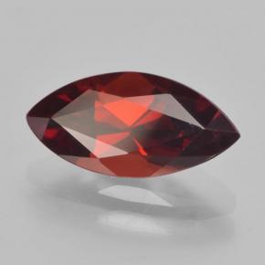 2.06 ct Red Pyrope Garnet Stone, Natural Pyrope Garnet in Marquise Facet Shape for Sale