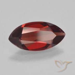 1.71 ct Red Pyrope Garnet Stone, Natural Pyrope Garnet in Marquise Facet Shape for Sale