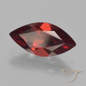 1.90 ct Red Pyrope Garnet Stone, Natural Pyrope Garnet in Marquise Facet Shape for Sale