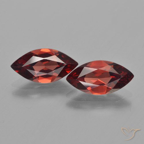 3.65 ct Marquise Cut Pyrope Garnet, 11.8 x 6 mm From Mozambique, Photo A