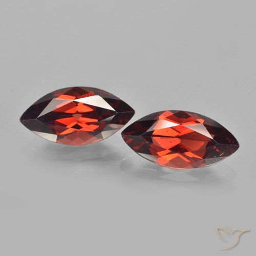 4.38 ct Marquise Cut Pyrope Garnet, 11.9 x 6 mm From Mozambique, Photo A