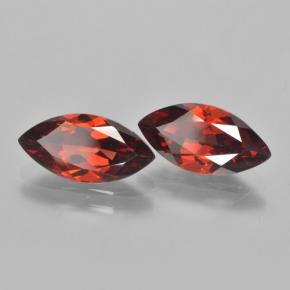 3.86 ctw Red Pyrope Garnet Stones, Natural Pyrope Garnet in Marquise Facet Shape for Sale