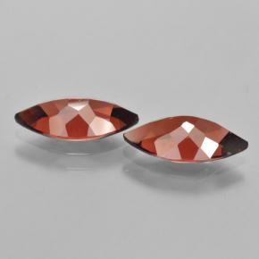 Pyrope Garnet Gemstones in 12 x 6 mm Size for Sale, Pyrope Garnet Stones in Medium Red Color