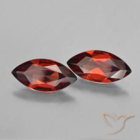 3.12 ctw Red Pyrope Garnet Stones, Natural Pyrope Garnet in Marquise Facet Shape for Sale