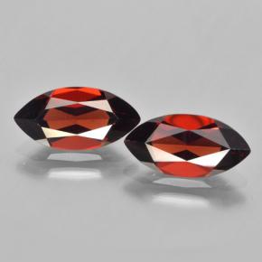 Currant Red Pyrope Garnet Gem - 2.1ct Marquise Facet (ID: 463291)