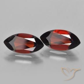 4.28 ctw Red Pyrope Garnet Stones, Natural Pyrope Garnet in Marquise Facet Shape for Sale