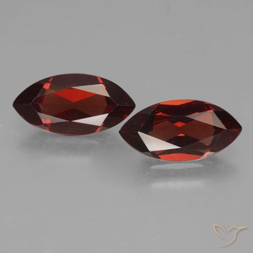 3.98ctw Natural Deep Red Pyrope Garnet, Marquise, VVS-VS