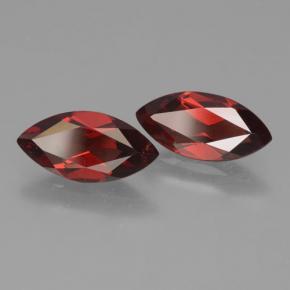 4.04 ctw Red Pyrope Garnet Stones, Natural Pyrope Garnet in Marquise Facet Shape for Sale