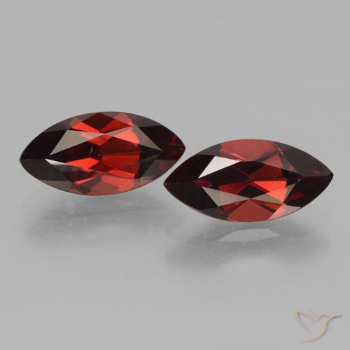4.28 ct Marquise Cut Pyrope Garnet, 12.1 x 5.9 mm From Mozambique, Photo A