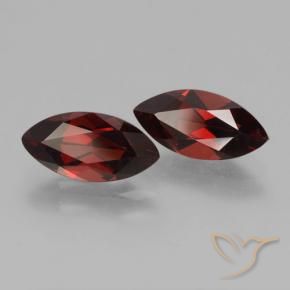 4.28 ctw Red Pyrope Garnet Stones, Natural Pyrope Garnet in Marquise Facet Shape for Sale