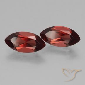 4.29 ctw Red Pyrope Garnet Stones, Natural Pyrope Garnet in Marquise Facet Shape for Sale