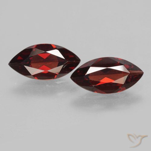 3.64ctw Natural Dark Red Pyrope Garnet, Marquise, VVS-VS