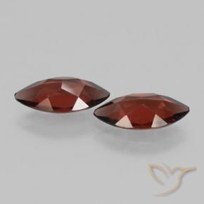 Pyrope Garnet Gemstones in 11.8 x 6.1 mm Size for Sale, Pyrope Garnet Stones in Sangria Red Color