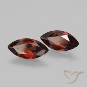 3.15 ctw Red Pyrope Garnet Stones, Natural Pyrope Garnet in Marquise Facet Shape for Sale