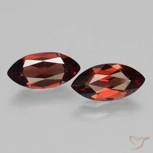 4.01ctw Natural Sangria Red Pyrope Garnet, Marquise, VVS-VS